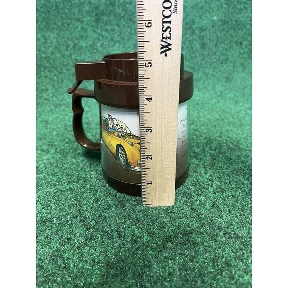 Vintage 1978 Dart Thermo-Serv JAG Jaguar Champagne of Cars Lidded Cup - Picture 7 of 7